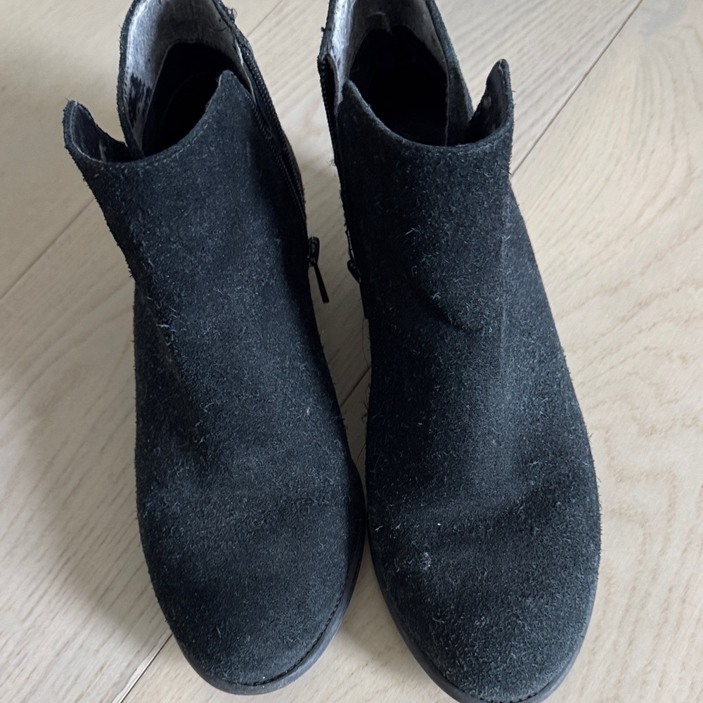 Jessica Simpson Dark Suede Ankle Boots